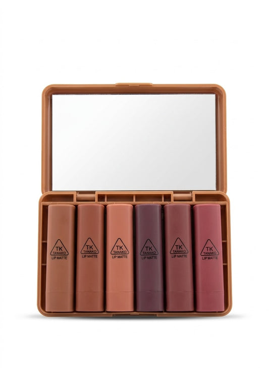 TK TANAKO 6 PIECES MINI EASY TO CARRY LIPSTICK