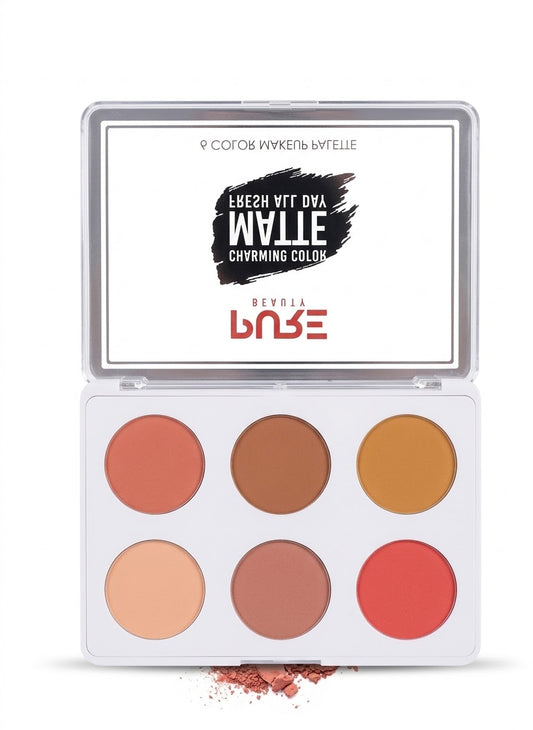 PURE BEAUTY 6 PIECES MATT BLUSH TRAY