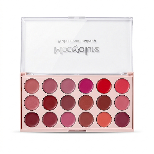 Mocallure Professional Makeup 18-Color Lipstick Palette