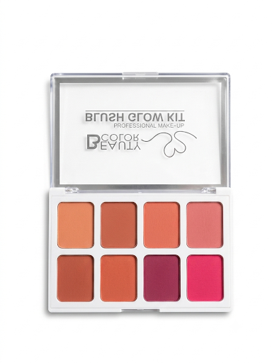 Beauty Color Blush Glow Kit – 8 Shade Palette