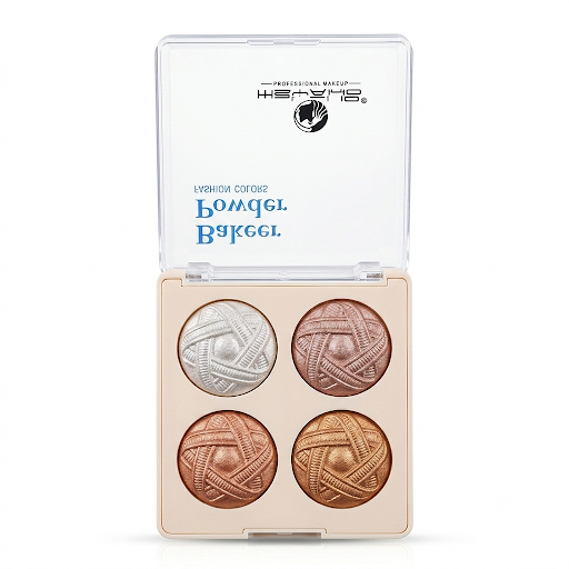 MSYAHO 4-in-1 Baked Powder Blush Palette