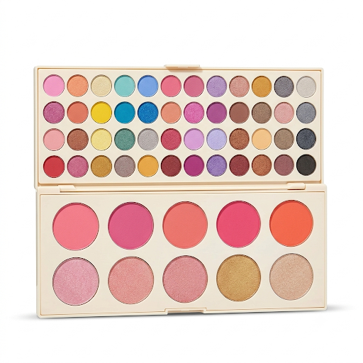 JJ COSMETIC 96 COLOR EYESHADE + 48 COLOR EYE SHADE-BLUSH-HIGHLIGHT